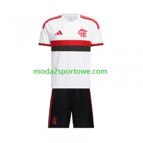 Koszulka CR Flamengo Dziecięcy Wyjazdowe Stroje Piłkarskie 2026/27 Krótki Rękaw